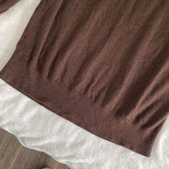 Daniel Cremieux brown quarter-zip sweater - Picture 13 of 17